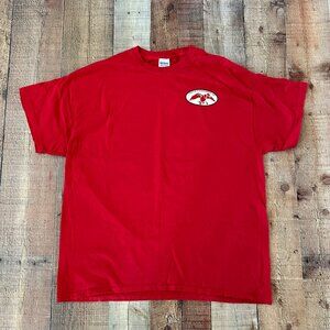 Gildan Men's XL Cotton Duck Commander Miss Kay's Kitchen Red Short Sleeve TShirt